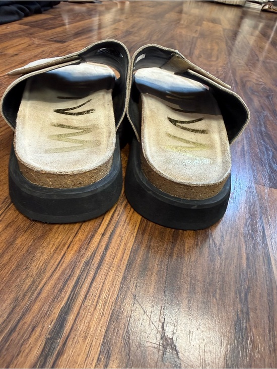 Walk London  Tan Suede Slide Sandals main image 7
